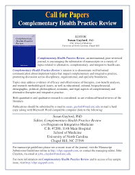 Complementary Health Practice Review