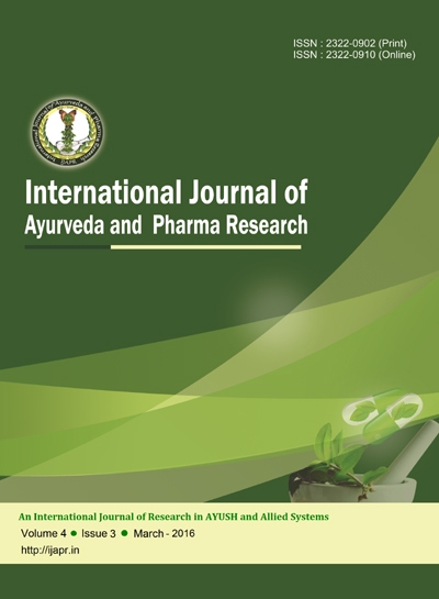 International Journal of Ayurveda Research