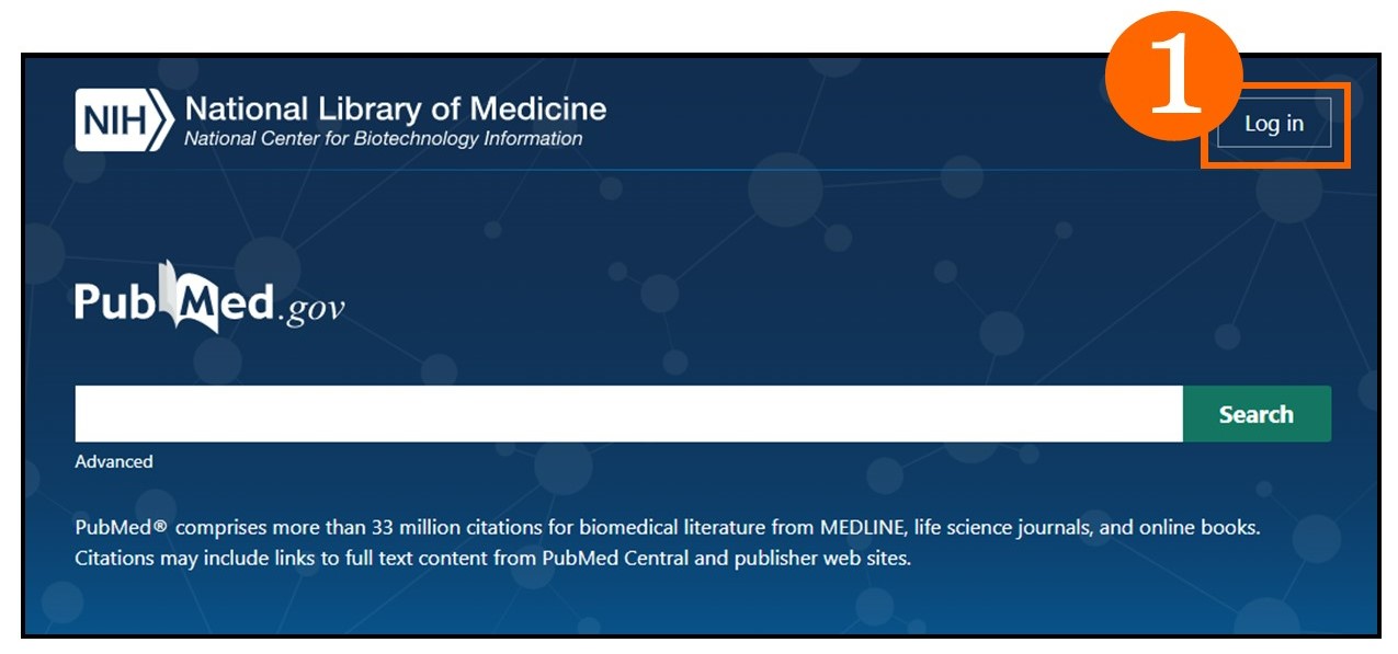 PubMed Log in