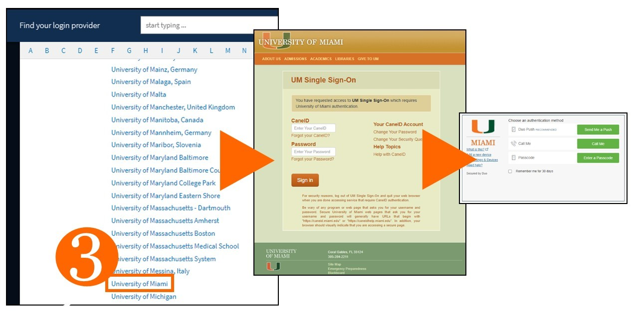 PubMed: find your log in provider